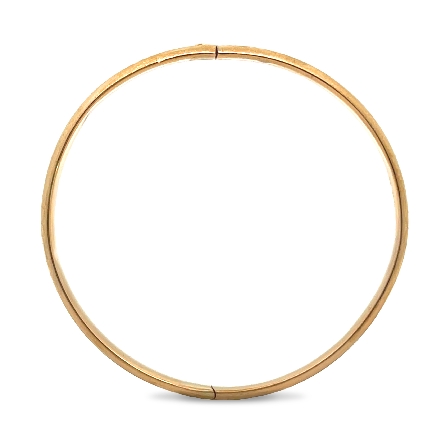 14K Yellow Gold Estate Etched Baby Bangle Bracelet 2.3dwt