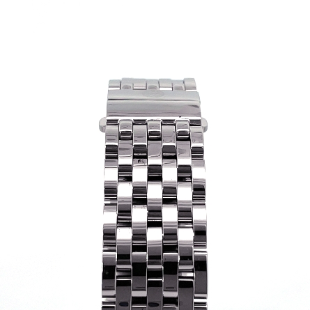 Stainless Steel Michele Mother-of-Pearl CSX Chronograph Round Watch w/Diams 