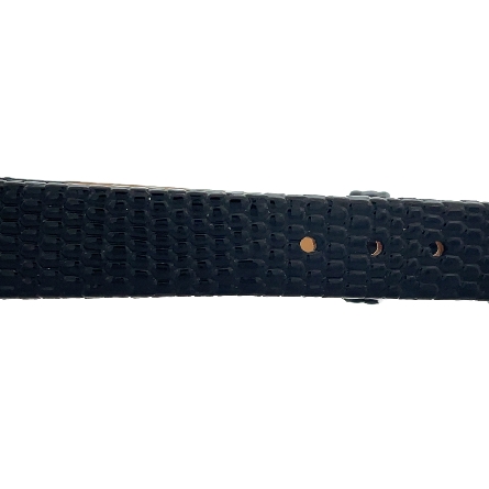 18K Yellow Gold Estate Cartier Oval Gold Tone Dial Watch w/Black Leather Strap No Box No Papers