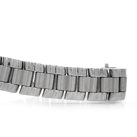 Stainless Steel Estate Ebel Watch w/Diamond Number Marks and Crown and Link Band A311292 011 14 1000 S