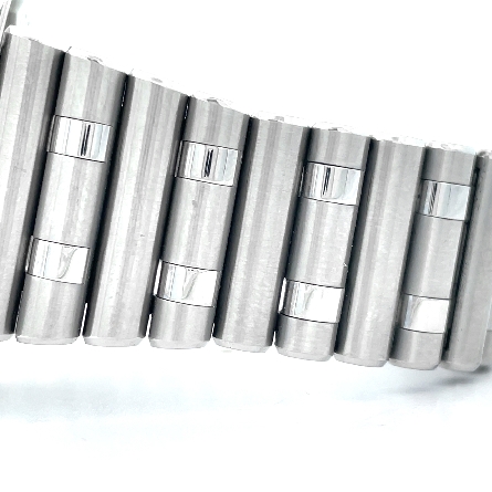 Stainless Steel Estate Brietling Chronomat Black Dial Factory Diamond Bezel and Lugs w/Box and Papers AB0134 