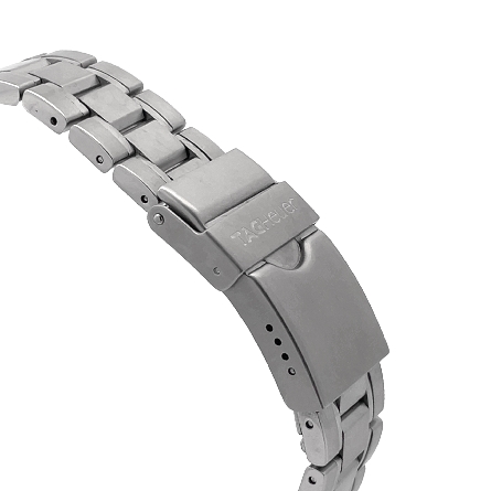 Stainless Steel Estate TAG Heuer Aquaracer Automatic Black Dial Watch and Link Band