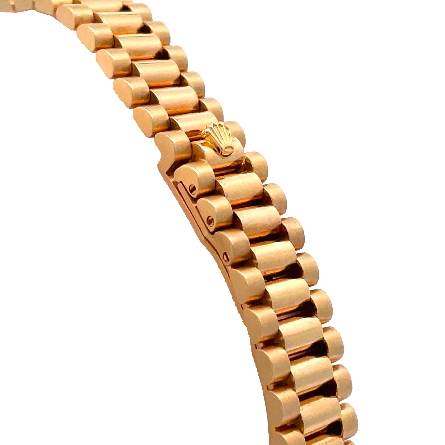 18K Yellow Gold Estate Rolex Ladies Presidential Oyster Perpetual Datejust Tapestry Dial and Gold Markers w/Box and Papers Serial#267456 Model#69178 Year 1984