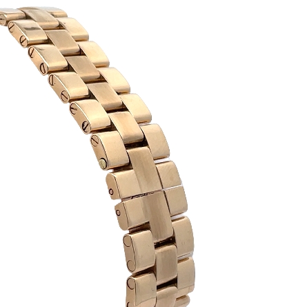 18K Yellow Gold Estate Cartier Ladies Roadster Silver Dial Watch w/Box & Papers w/Extra Strap & Buckle 97.6dwt