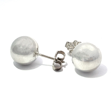 Sterling Silver Estate Tiffany & Company Ball Post Earrings 3.2dwt