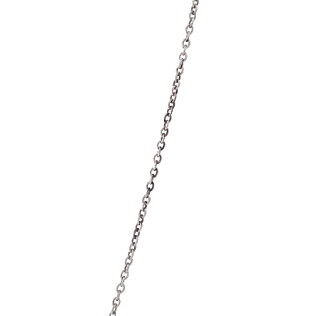 Sterling Silver Estate Tiffany and Company Peretti Alphabet Lowercase Letter Script H Necklace 16inch 1.4dwt 