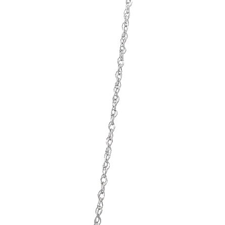 14K White Gold Estate Grey-Pink South Sea Pearl 16inch Necklace 1.9dwt