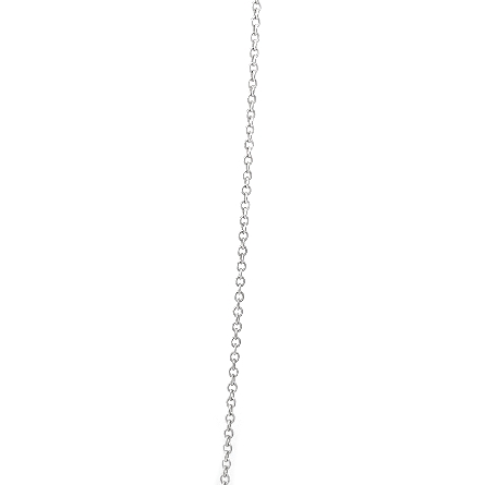 Sterling Silver Estate Tiffany and Co Elsa Peretti Inifinity Cross 18inch Necklace 2.2dwt